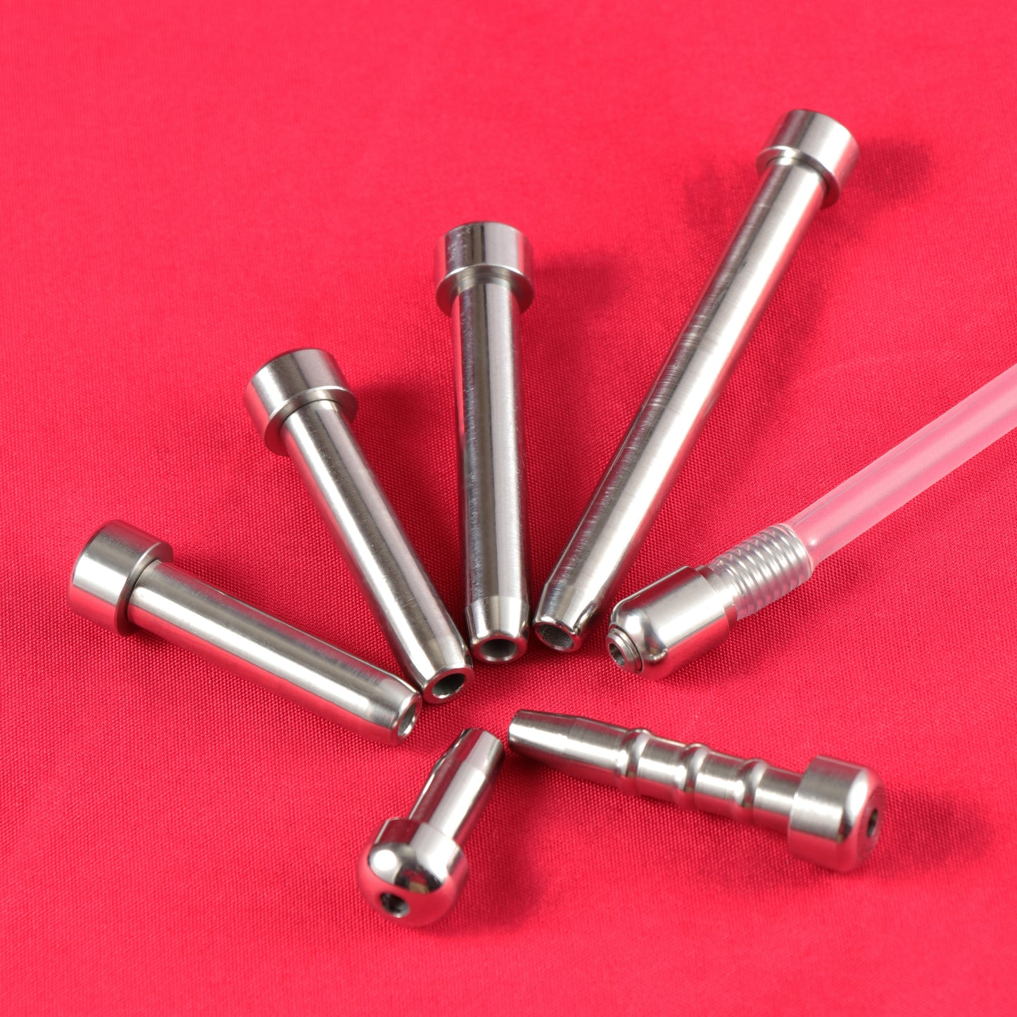 Accessory Series - Urethral Catheters, Belt, Anti-off ring, Key For Matching FRRK Chastity Cage - FRRK
