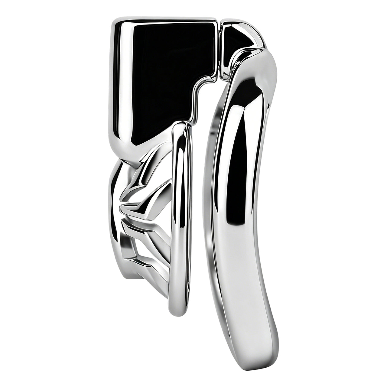 Night Silver Spider Chastity Cage | F328A