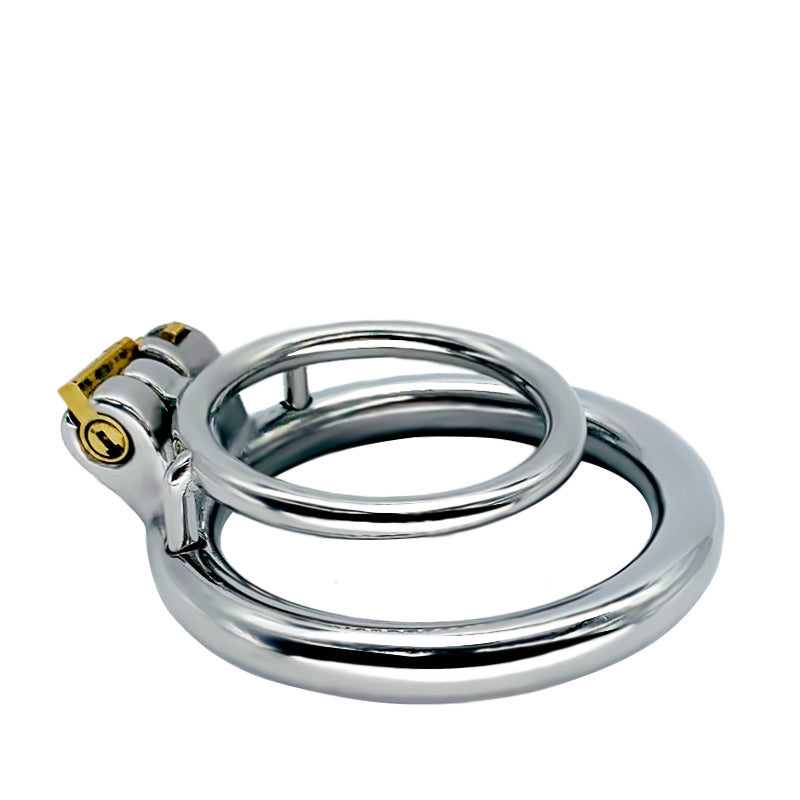 Dual Cock Ring Chastity Cage, F3121 - FRRK