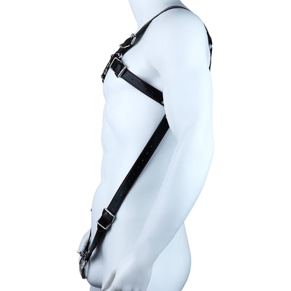 PU Leather Bondage Harness For Chastity Cage | PU11