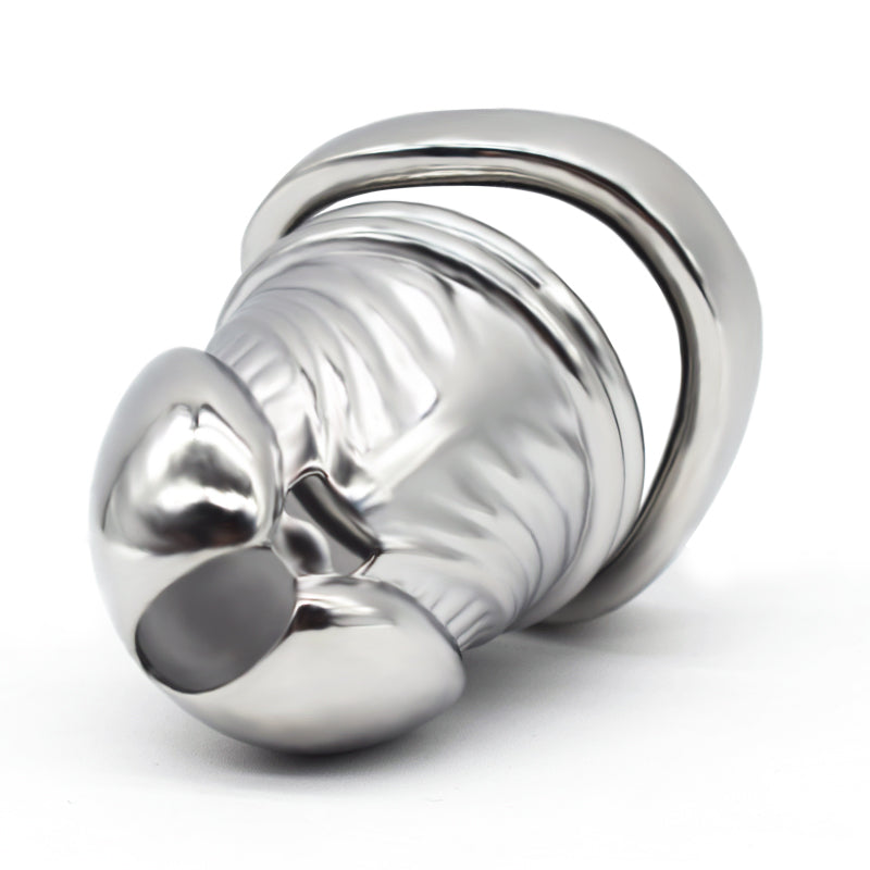 Male Solid Steel Chastity Cage, F3051 - FRRK