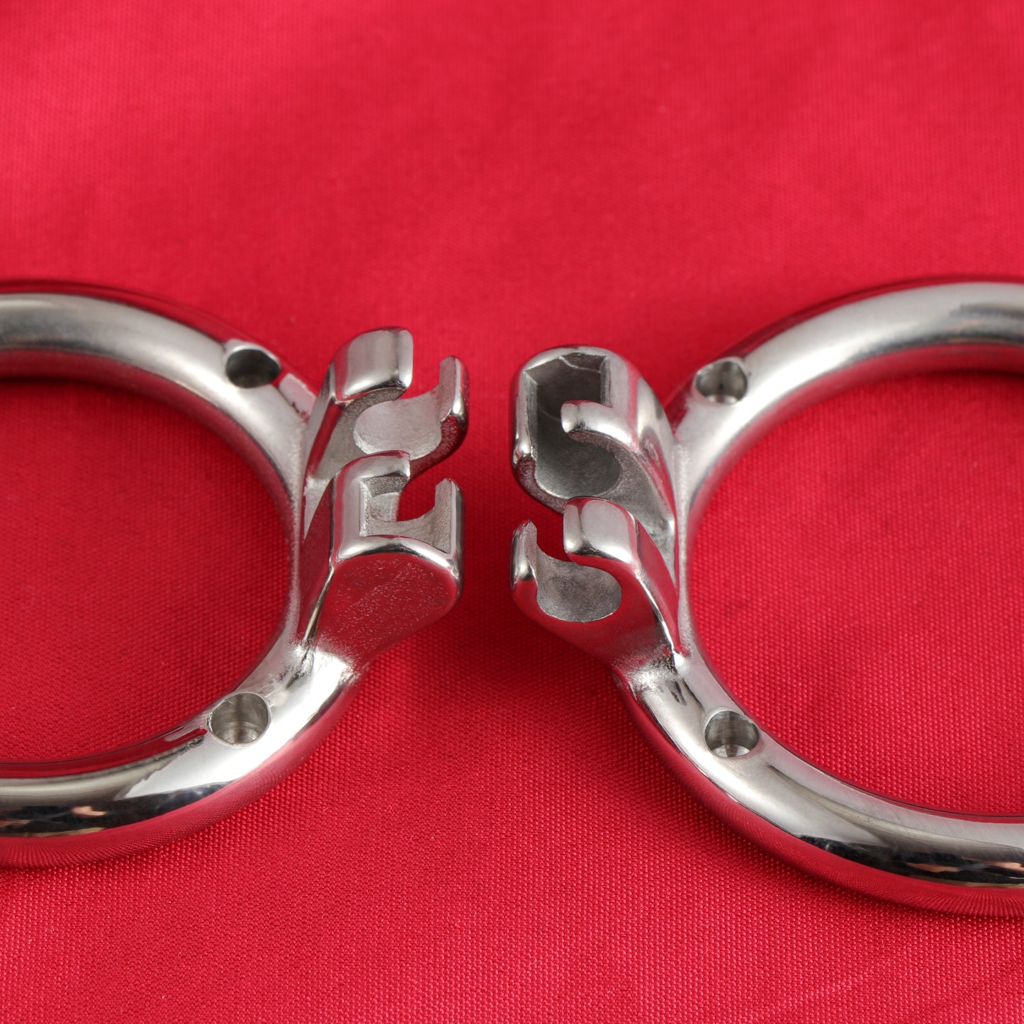 Base Rings for FRRK Metal Chastity Cage That Fit Internal Side Slide Lock System Only - FRRK