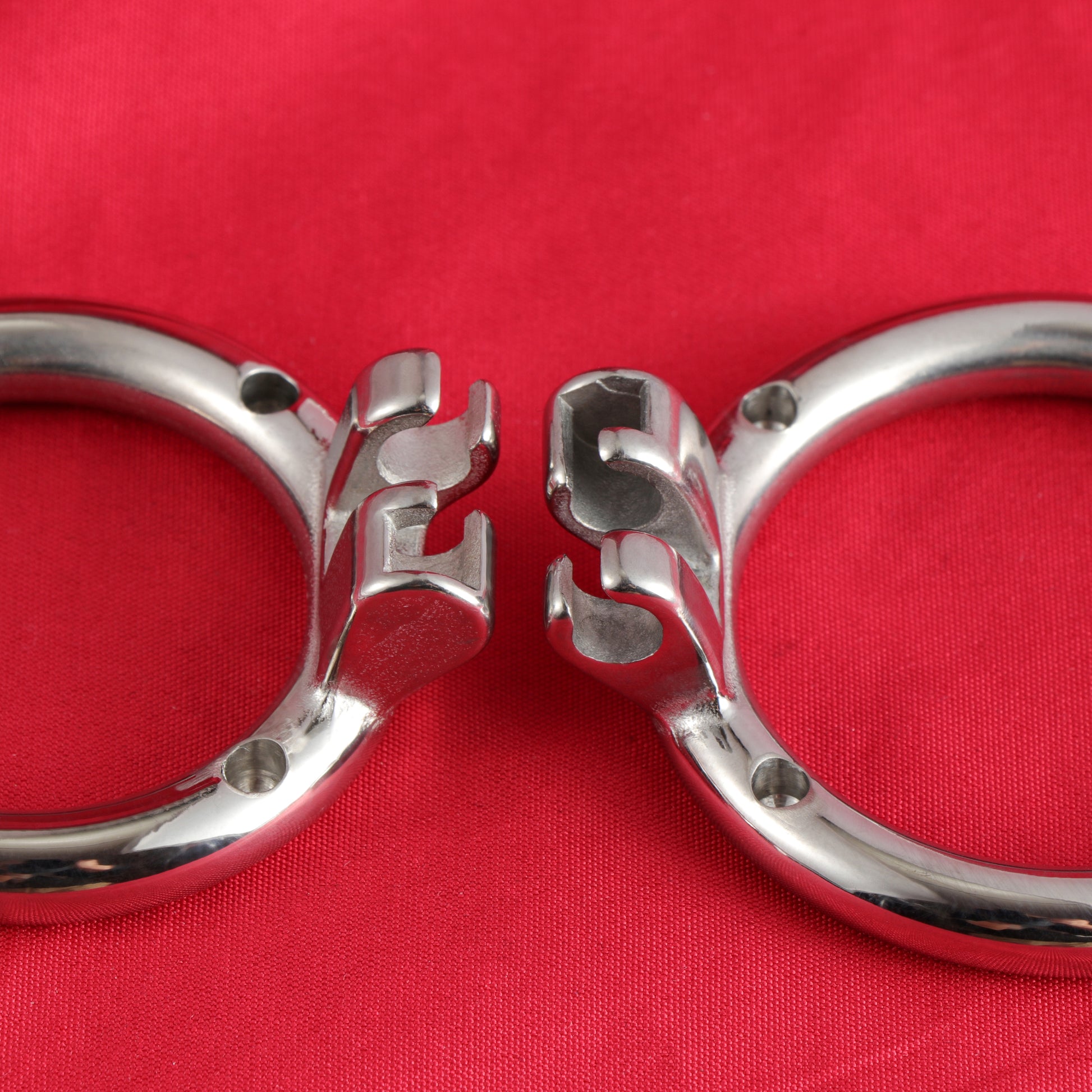 Base Rings for FRRK Metal Chastity Cage That Fit Internal Side Slide Lock System Only - FRRK