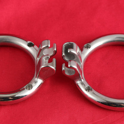 Base Rings for FRRK Metal Chastity Cage That Fit Internal Side Slide Lock System Only - FRRK