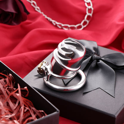Top Split Open Male Chastity Cage, F3056 - FRRK