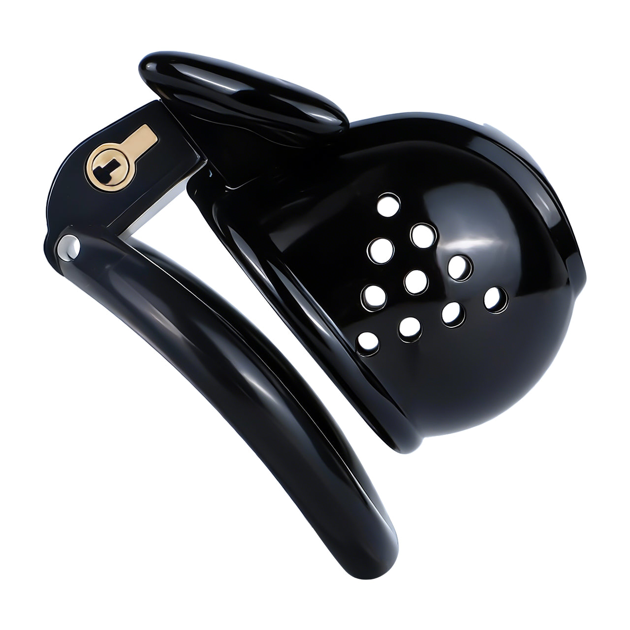 Black Bowtie Elegant Sissy Maid Chastity Cage | F321A