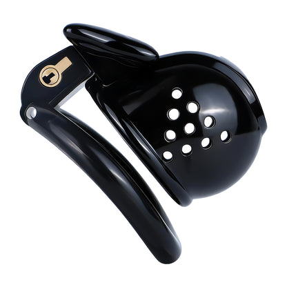 Black Bowtie Elegant Sissy Maid Chastity Cage | F321A