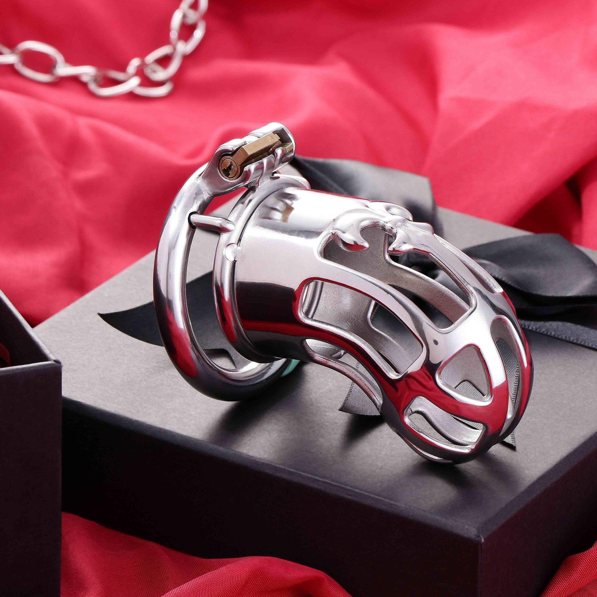 37mm Diameter Male Maxi Mamba Chastity Cage | F3086