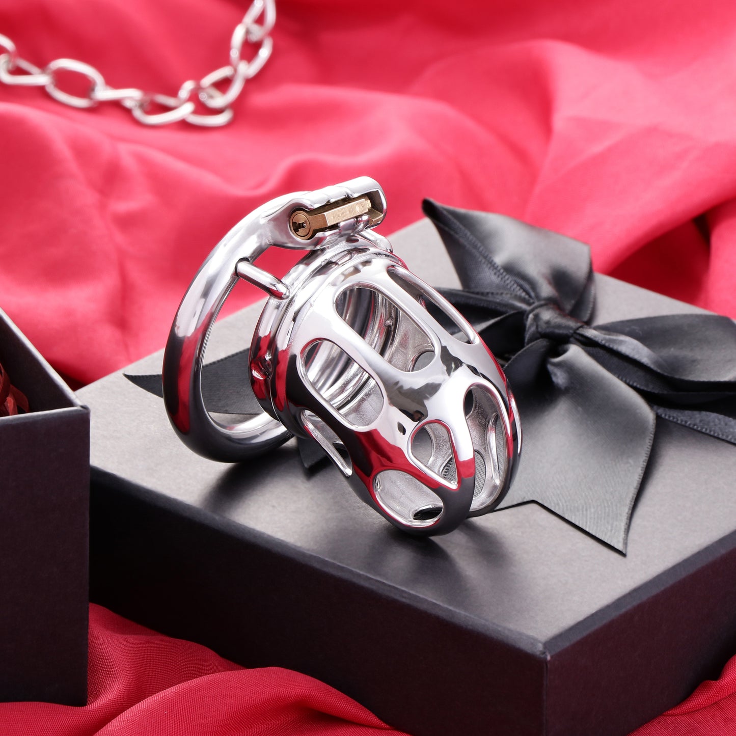 Split-Front Open Chastity Cage, F3156 - FRRK