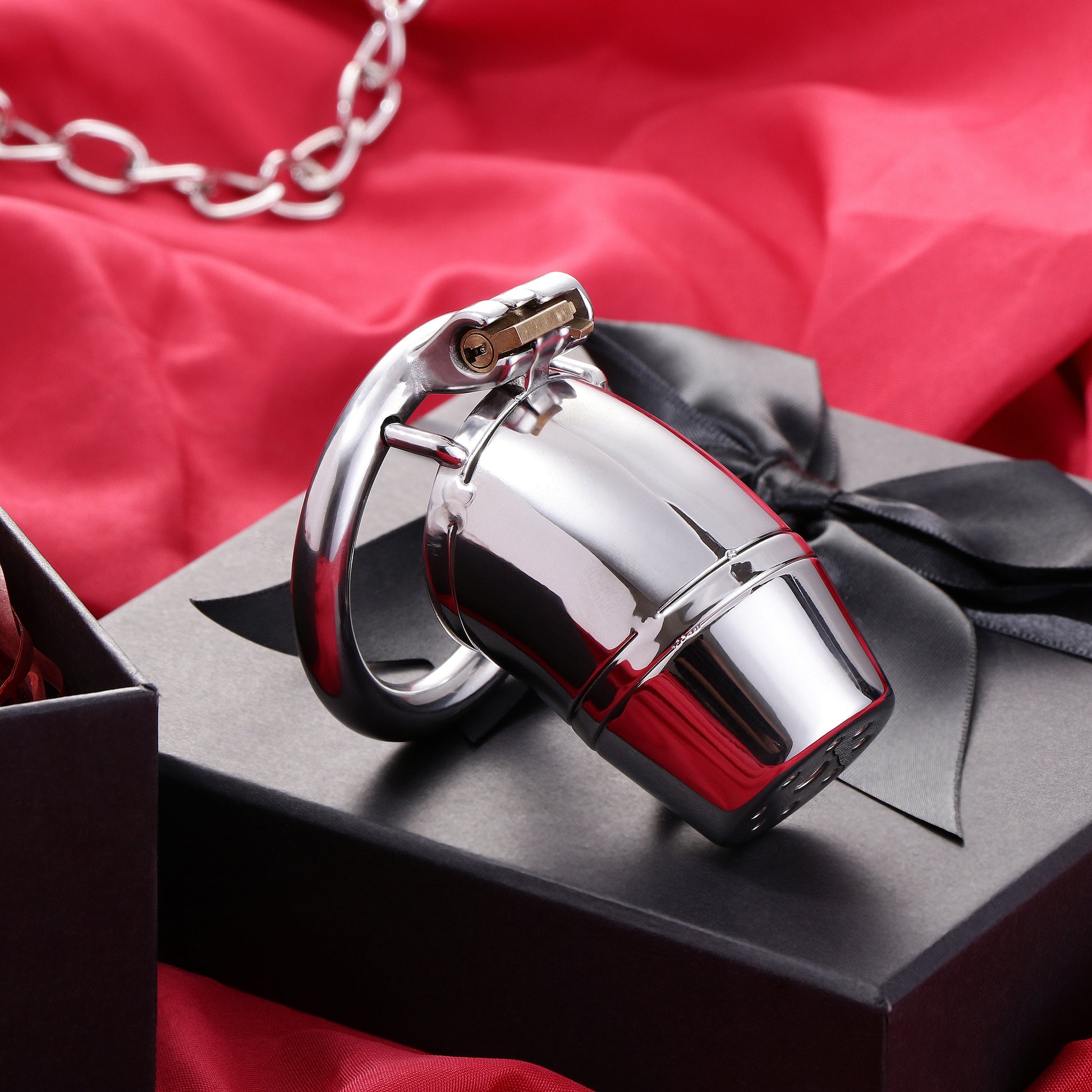 Full Closed Steel Chastity Cage, F3101 - FRRK