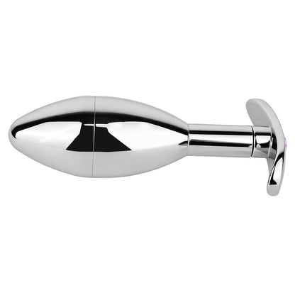Hollow Metal Butt Plug with Hidden Key Storage | F344A