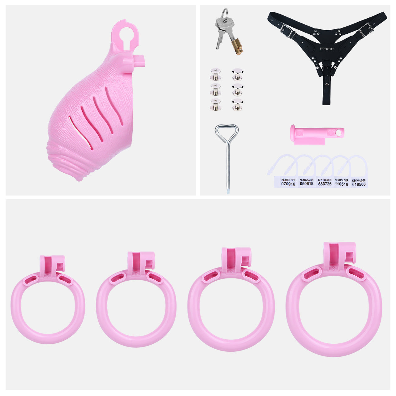 ABS Resin Foreskin Style Chastity Cage | AS034