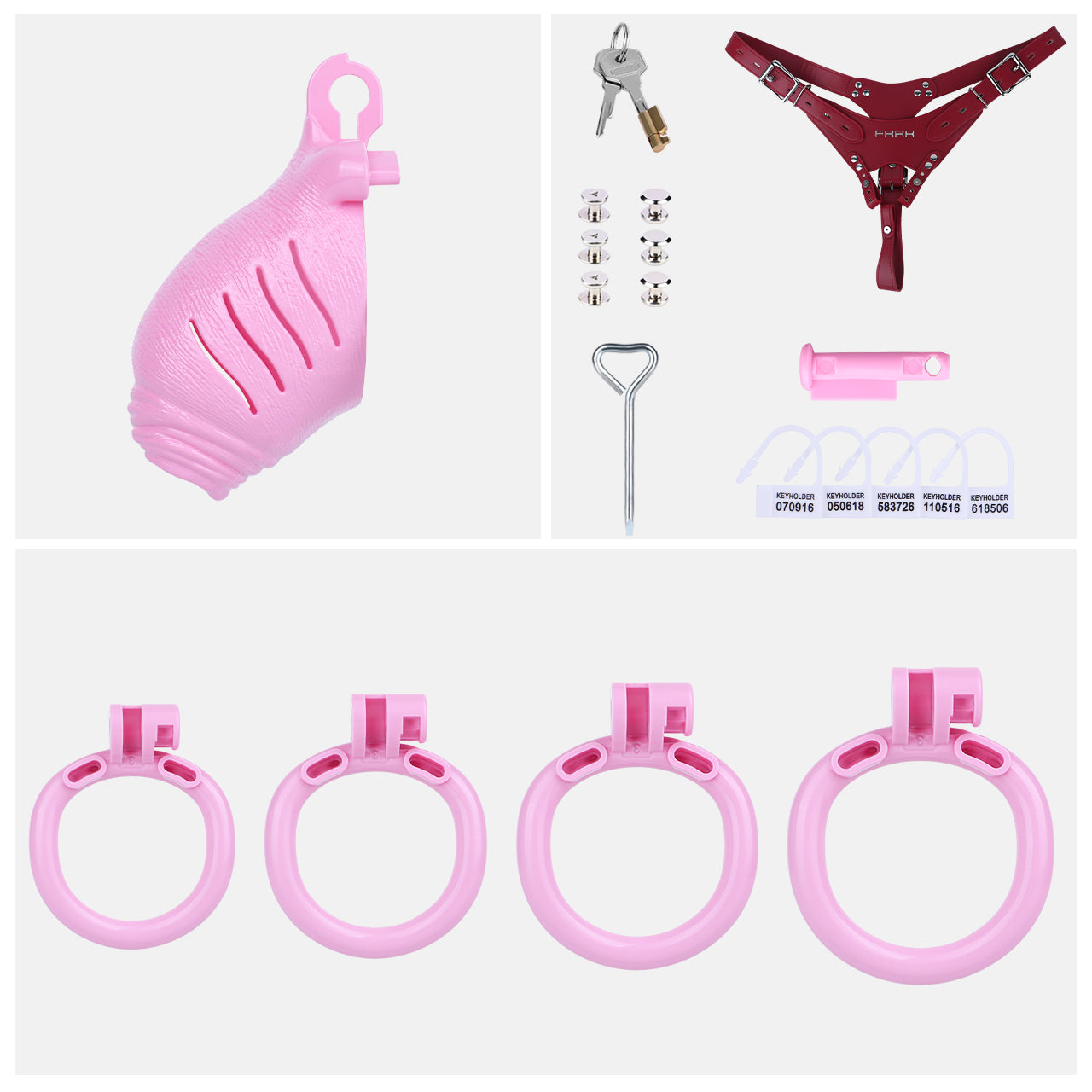 ABS Resin Foreskin Style Chastity Cage | AS034