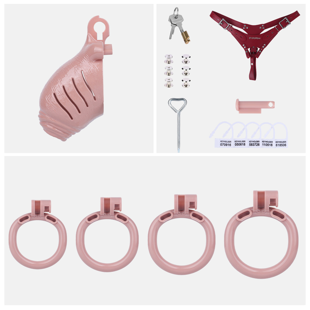 ABS Resin Foreskin Style Chastity Cage | AS034