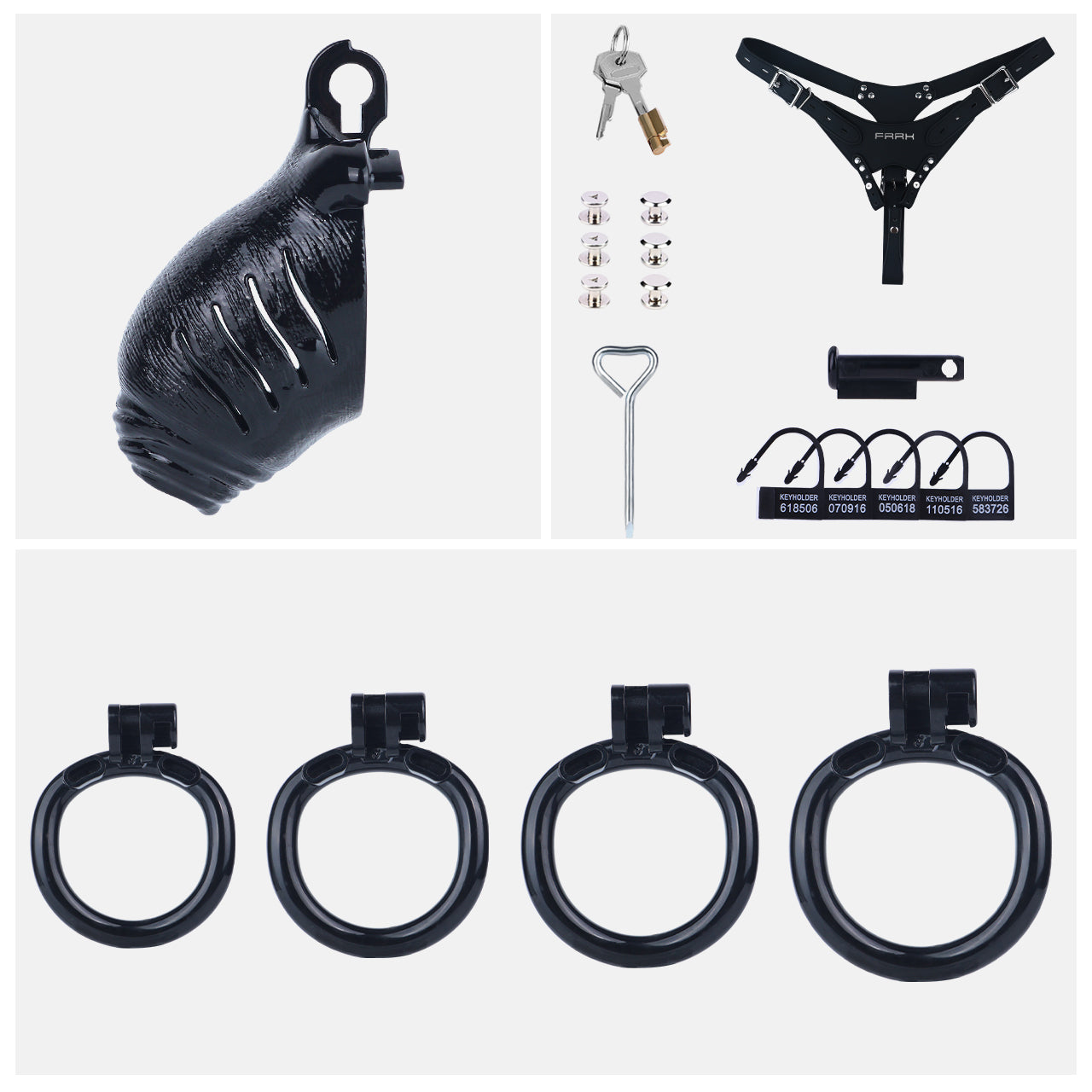 ABS Resin Foreskin Style Chastity Cage | AS034