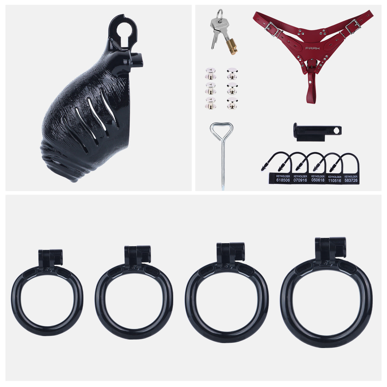 ABS Resin Foreskin Style Chastity Cage | AS034