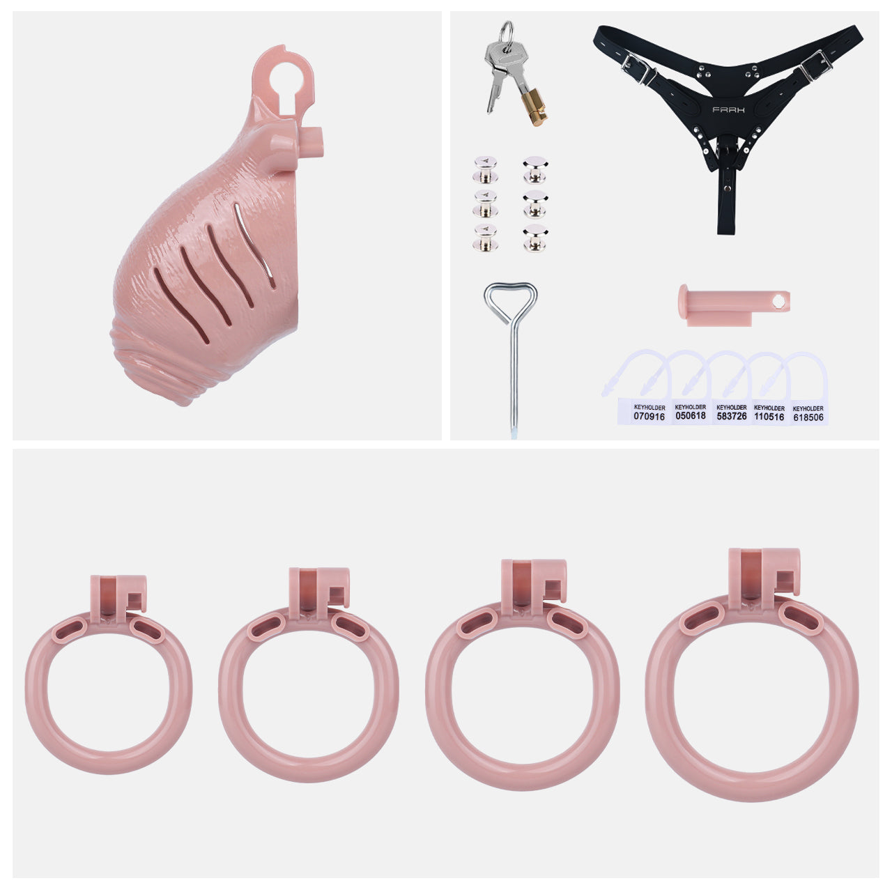 ABS Resin Foreskin Style Chastity Cage | AS034