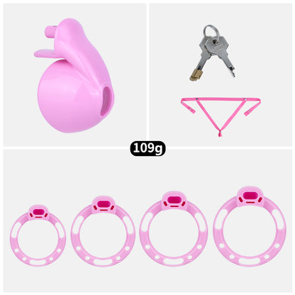 ABS Resin Pudding Chastity Cage | AS038
