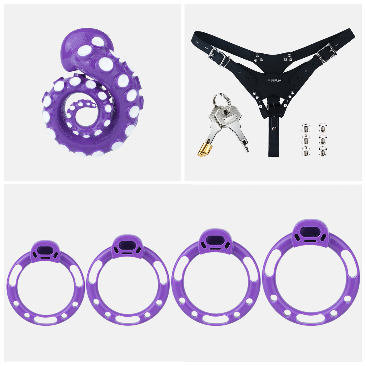 Deep Sea Tentacle Chastity Cage | AS127