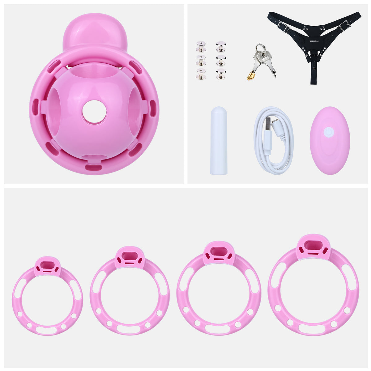 Vibrating Chastity Cage | AS331
