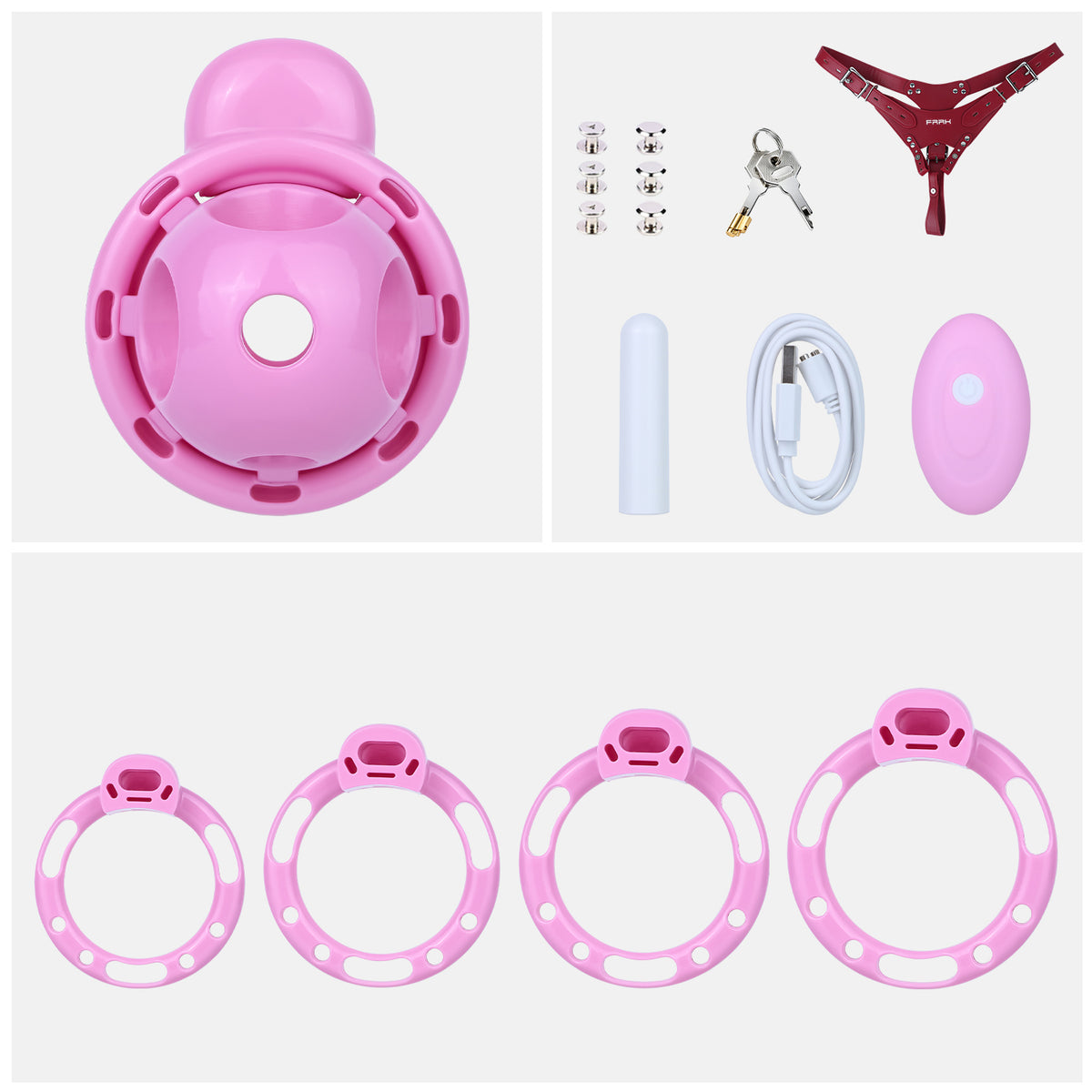 Vibrating Chastity Cage | AS331