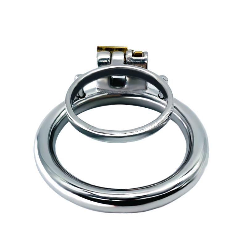 Dual Cock Ring Chastity Cage, F3122 - FRRK