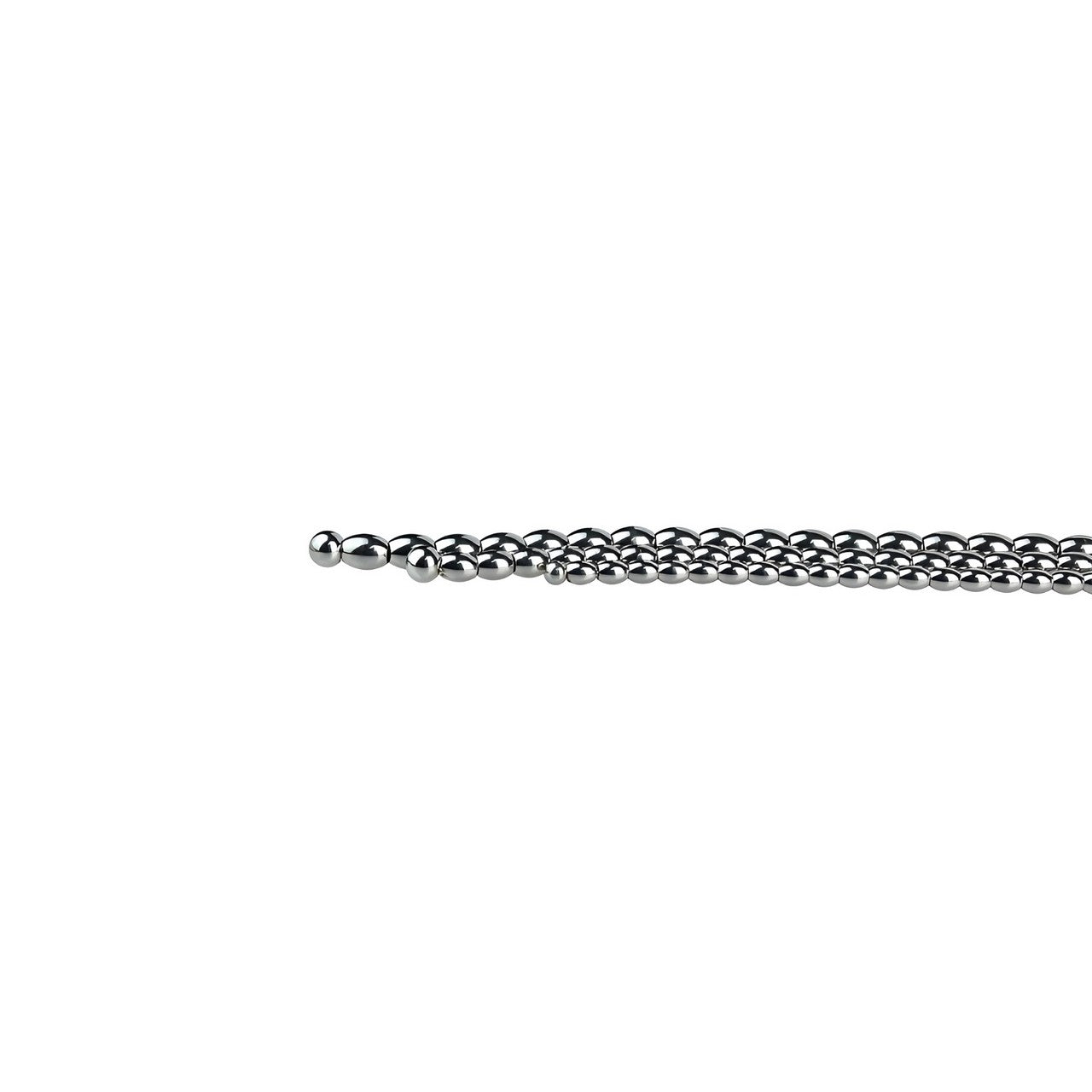 Metal Soft Urethral Sounds Penis Plug with Chain - Oval shaped | F3222 - FRRK