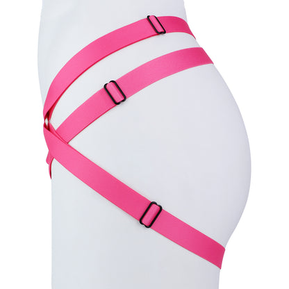 Elastic T-Back Chastity Harness | PU12