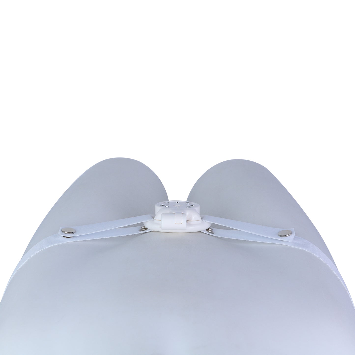 ABS Resin Rhinestone Flat Chastity Cage | AS606