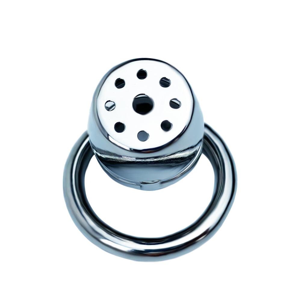 Male Lid Shower Belt Full Close Chastity Cage, F3081 - FRRK