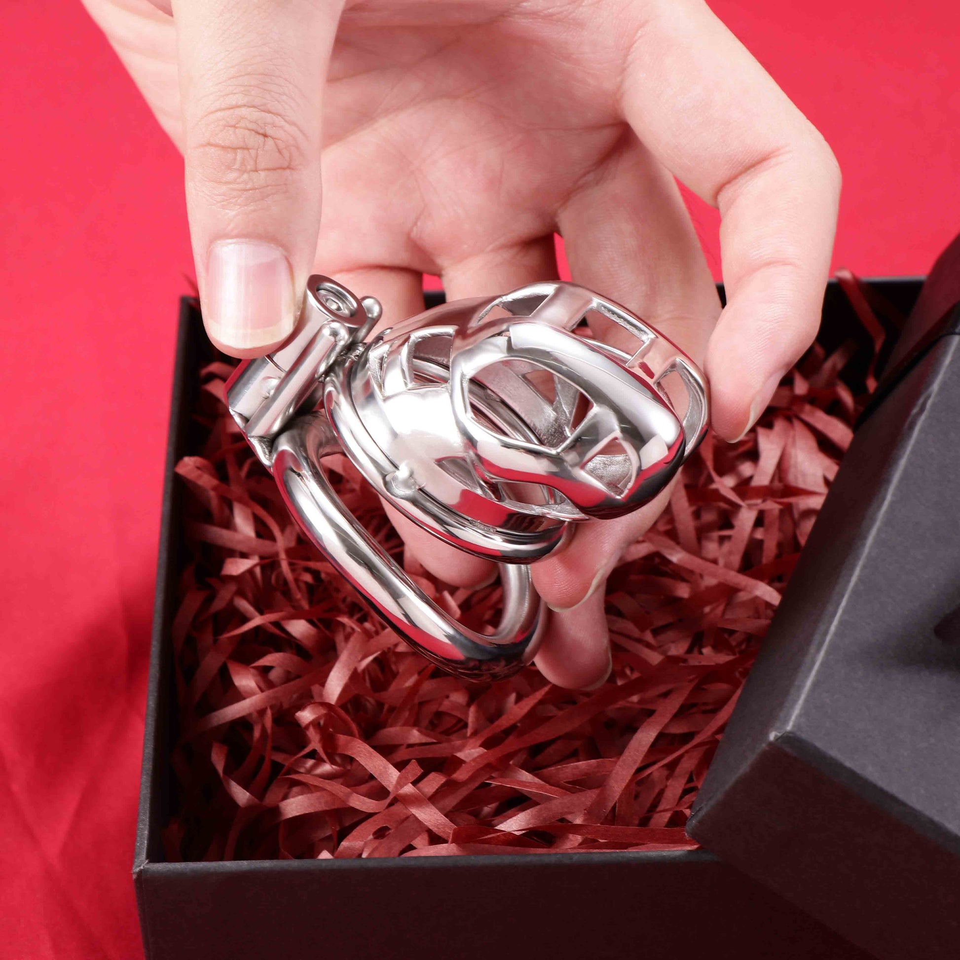 Small Mamba Chastity Cage Allen Wrench Lock | F3142