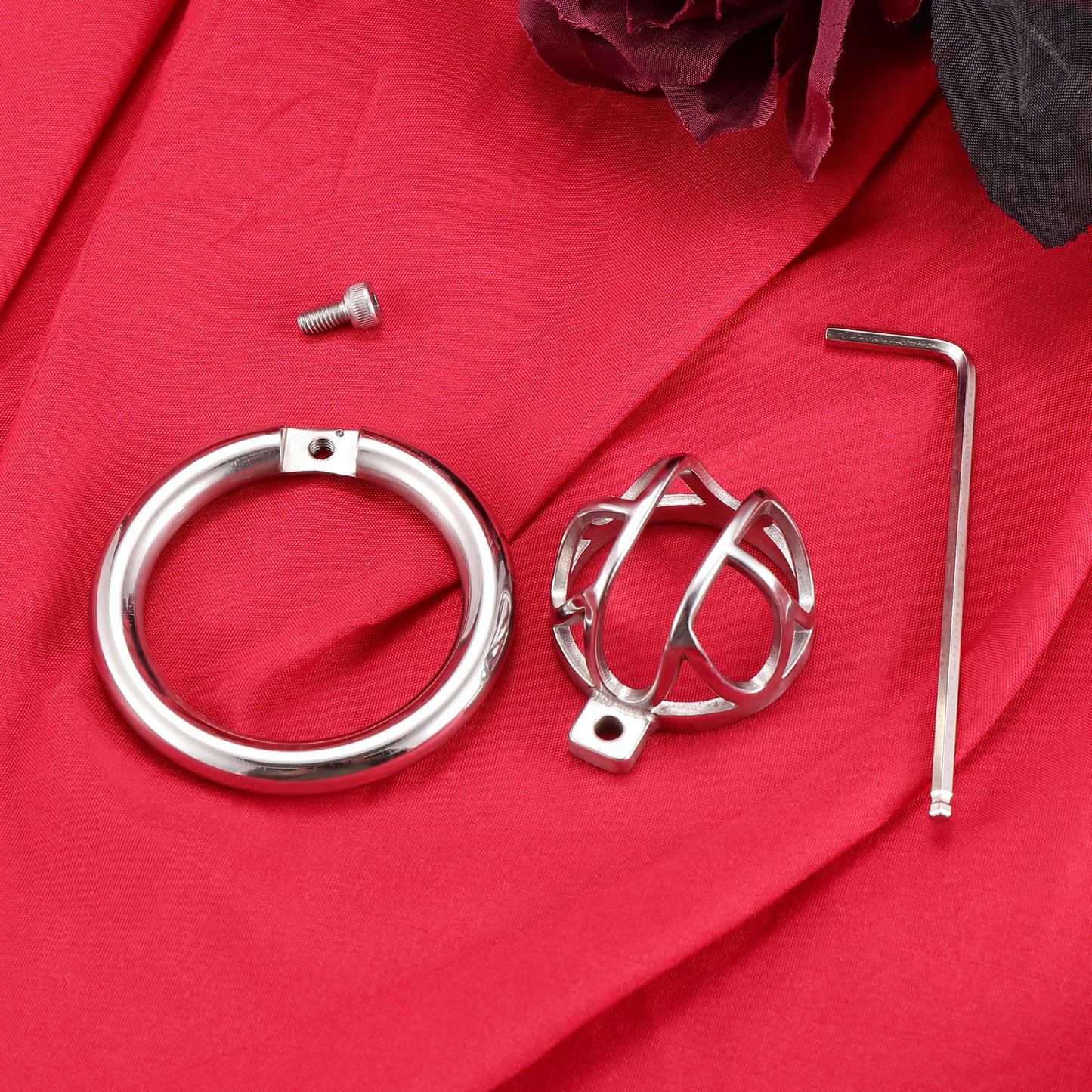 Split-Front Open Small Chastity Cage, F3140 - FRRK
