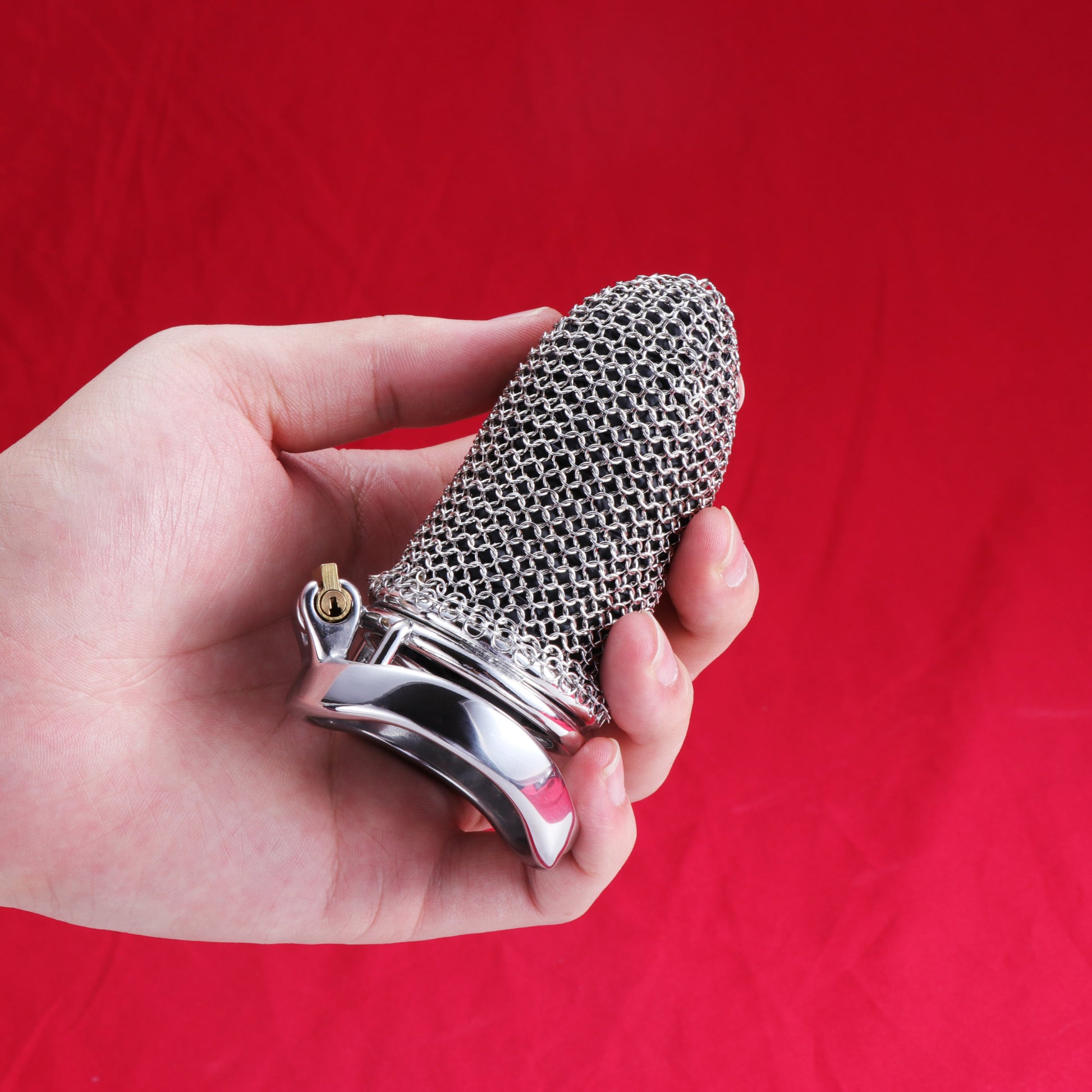 Standard Metal Mesh Chastity Cage, F3196 - FRRK