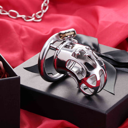 Stainless Steel Metal Small Mamba Chastity Cage | F3115