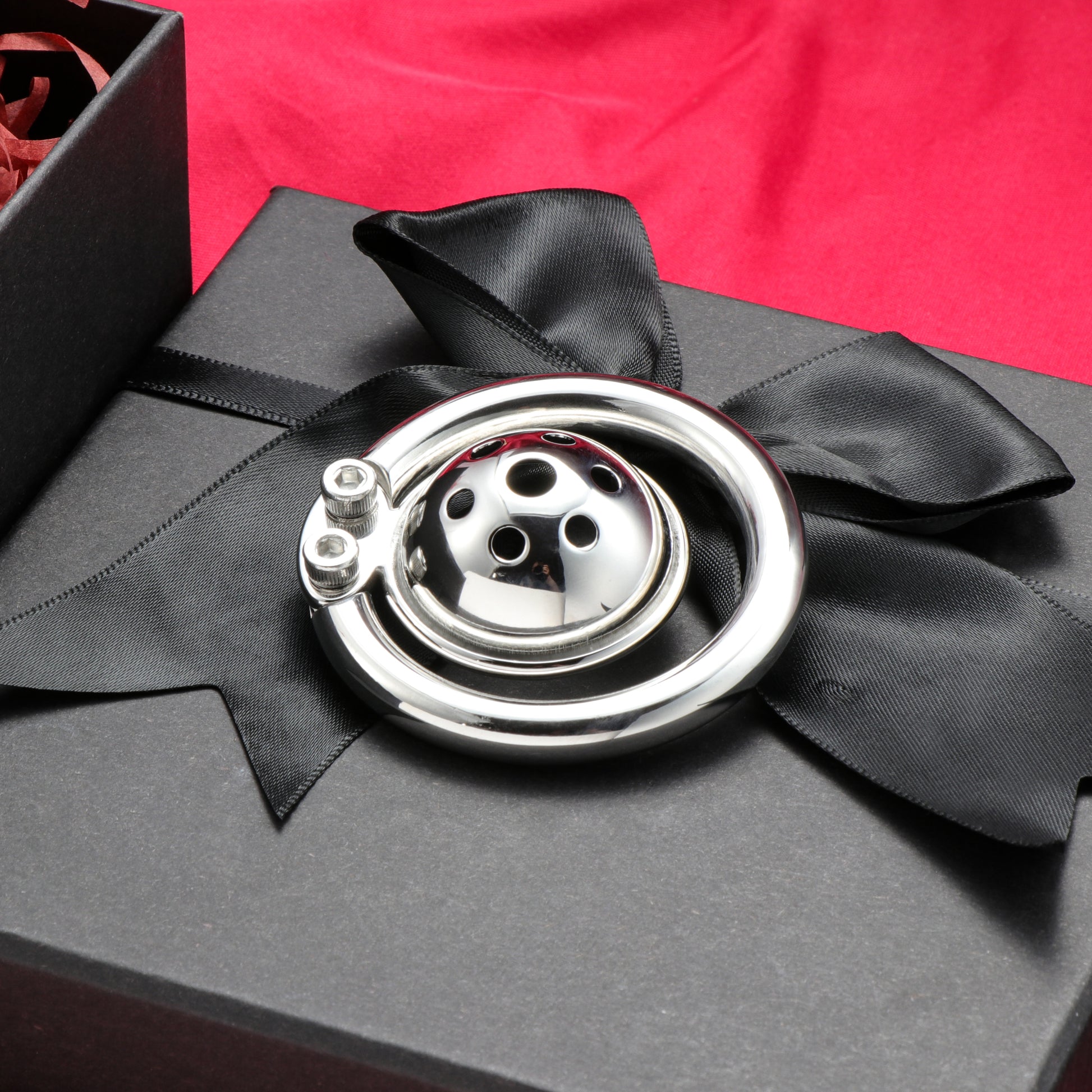 Hemisphere Male Mini Chastity Cage with Honeycomb Hole, F3174 - FRRK
