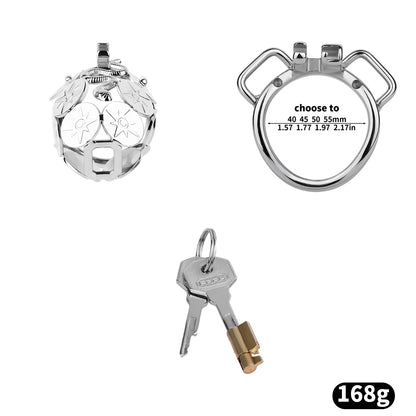 Solar Serpent Coiled Chastity Cage | F316A