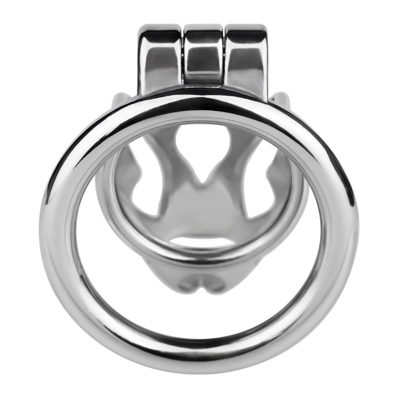 Cobra Series Mamba Chastity Cage | F312A Medium Size - Silver