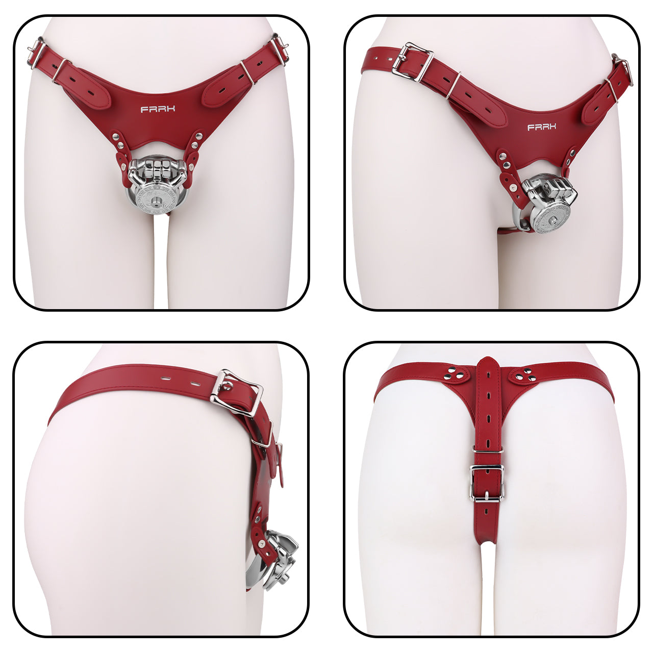 Heavy-Duty Flat Chastity Cage | F343A
