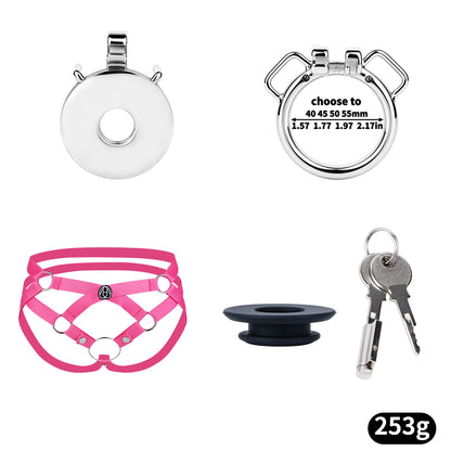 Convertible Flat & Inverted Chastity Cage | F365
