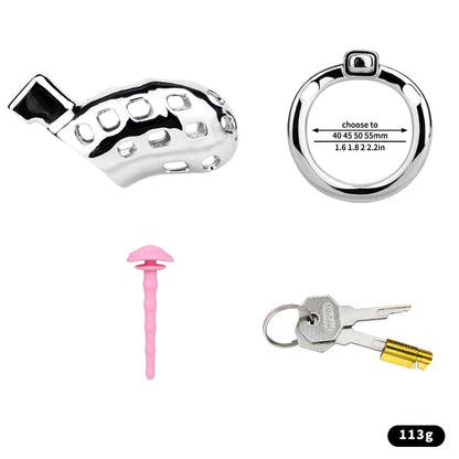 Aluminum Alloy Chastity Cage