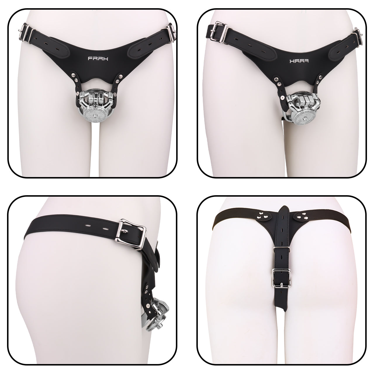 Heavy-Duty Flat Chastity Cage | F343A