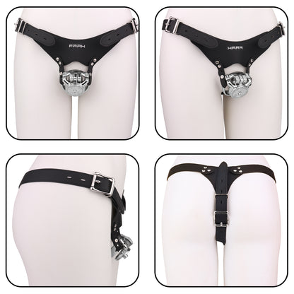 Heavy-Duty Flat Chastity Cage | F343A