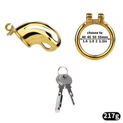 Cobra Series Mamba Chastity Cage | F312A Large Size - Golden