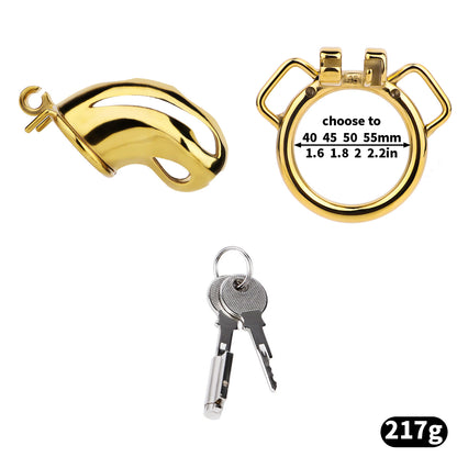 Cobra Series Mamba Chastity Cage | F312A Large Size - Golden