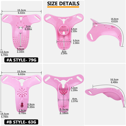 ABS Resin Wearable Chastity Plate | AS751