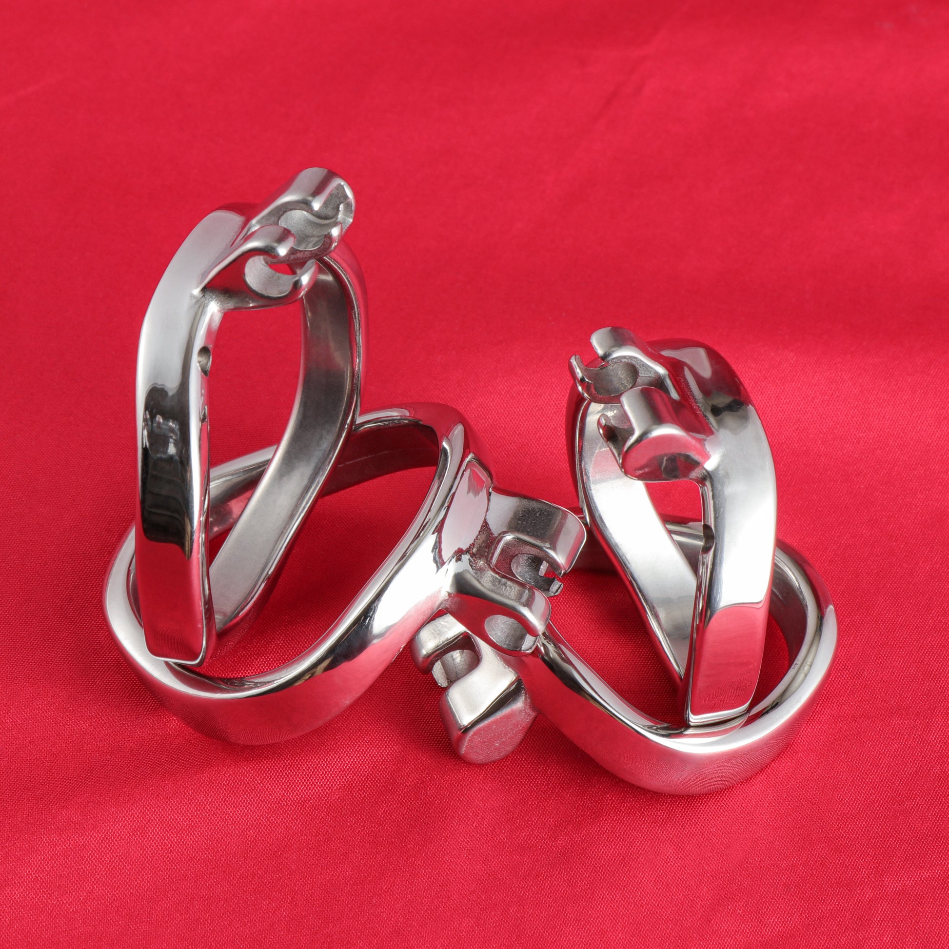 Base Rings for FRRK Metal Chastity Cage That Fit Internal Side Slide Lock System Only - FRRK