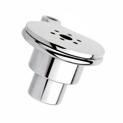 Screw Lock Inverted Double Cylinder Chastity Cage With Dildo & Catheter, F3410 - FRRK