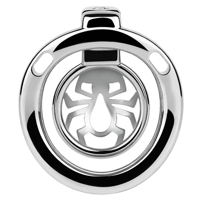 Night Silver Spider Chastity Cage | F328A