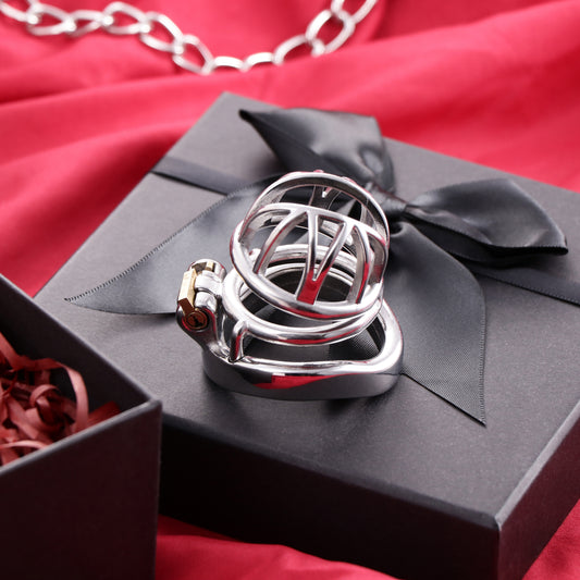 Male Top Split Open Chastity Cage, F3044 - FRRK