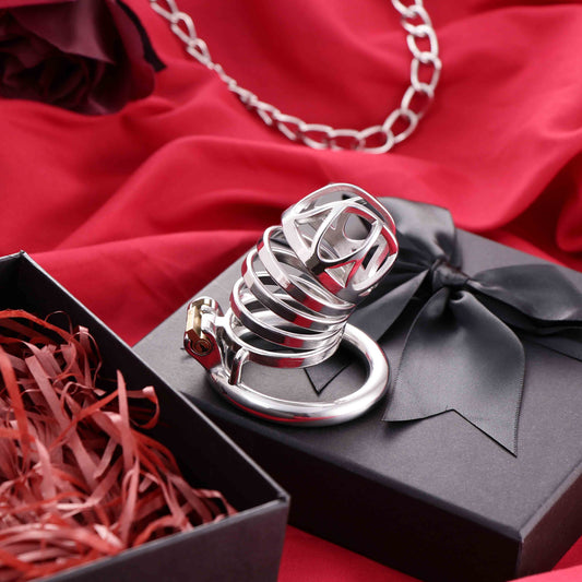Male Top Split Open Chastity Cage, F3043 - FRRK